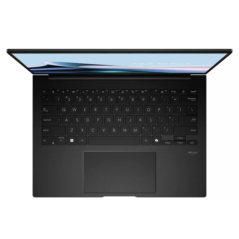 Nešiojamas kompiuteris ASUS Zenbook 14 UM3406KA-QD254W AMD Ryzen™ AI 7 350 35,6 cm (14 colių) WUXGA 16 GB LPDDR5x-SDRAM 1 TB SSD Wi-Fi 6E (802.11ax) Windows 11 Home Juoda
