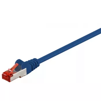 Tinklo kabelis Goobay 95482 Cat6 S/FTP 10 m mėlynas