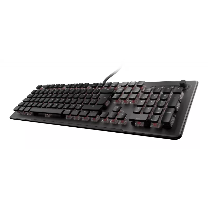 Turtle Beach Vulcan II Max žaidimų klaviatūra, optomechaninė, USB, QWERTZ, juoda