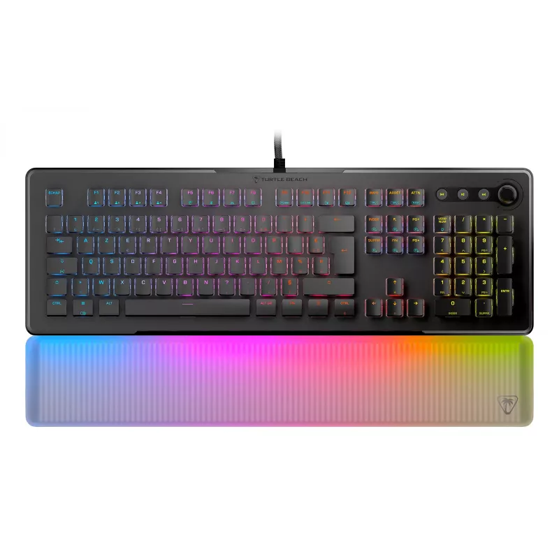 Turtle Beach Vulcan II Max žaidimų klaviatūra, optomechaninė, USB, QWERTZ, juoda