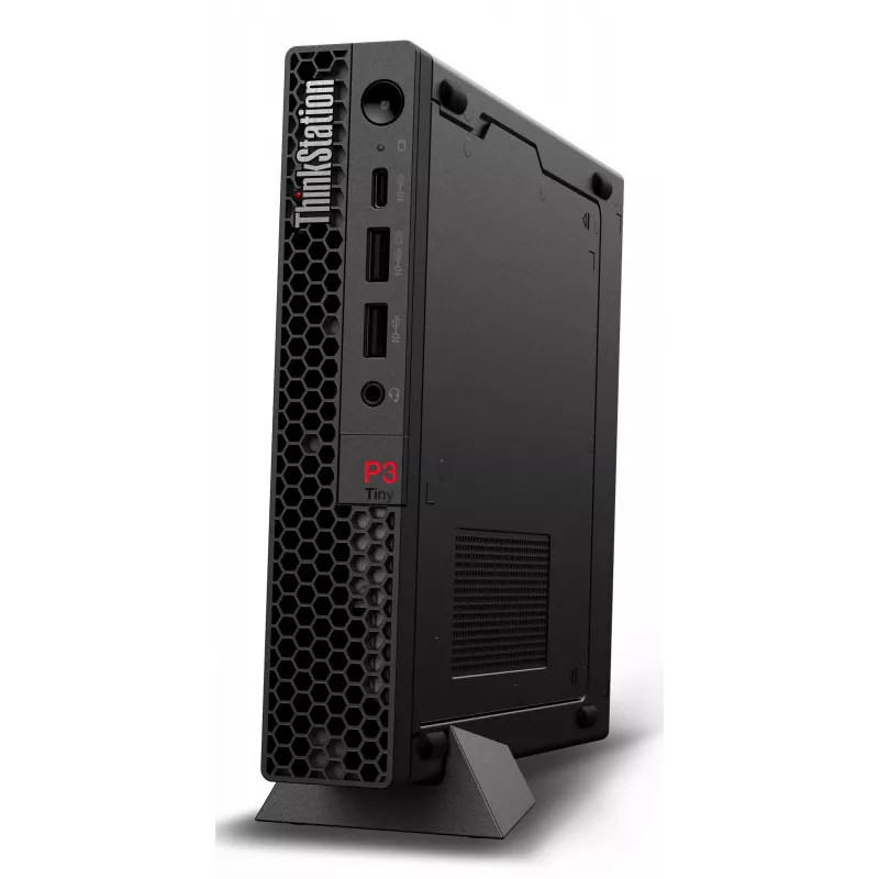 Lenovo ThinkStation P3 Tiny Intel® Core™ i9-14900 64 GB DDR5 1 TB SSD Windows 11 Pro Mini PC darbo stotis juoda