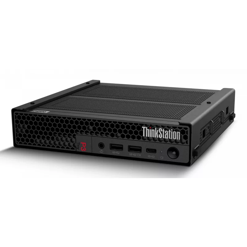 Lenovo ThinkStation P3 Tiny Intel® Core™ i9-14900 64 GB DDR5 1 TB SSD Windows 11 Pro Mini PC darbo stotis juoda