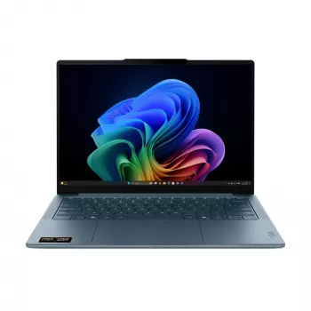 Nešiojamas kompiuteris Lenovo Yoga Slim 7 14AKP10 Copilot+ PC AMD Ryzen™ AI 7 350 35,6 cm (14 colių) 2.8K 16 GB LPDDR5-SDRAM 512 GB SSD Wi-Fi 7 (802.11be) Windows 11 Home Teal