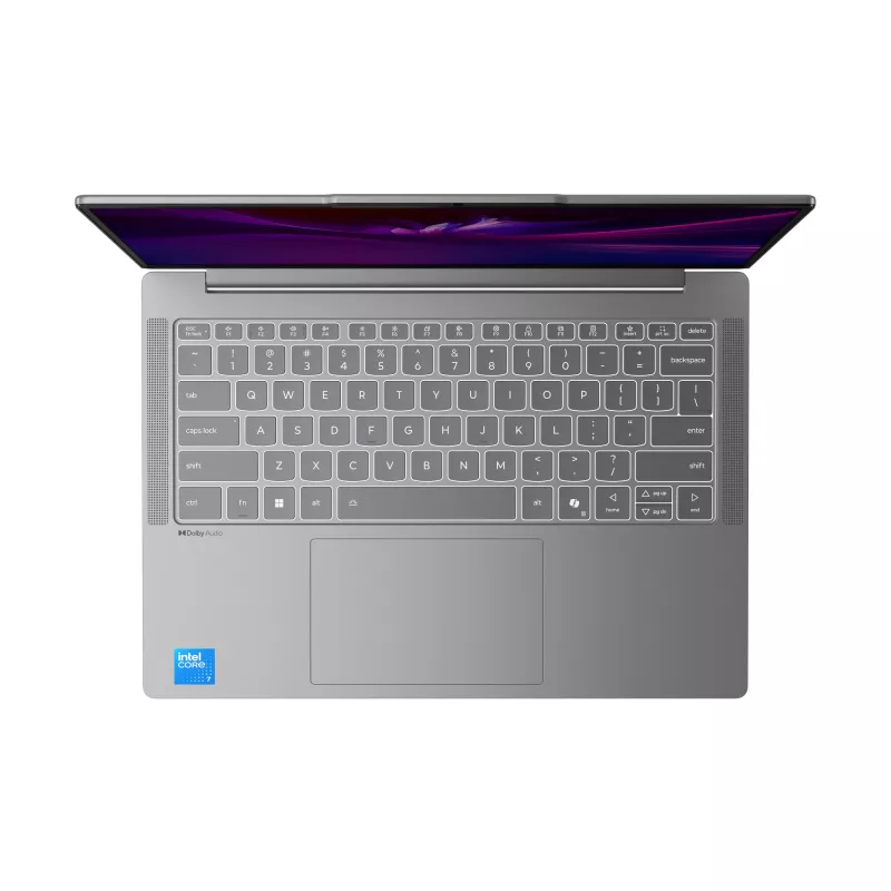 Nešiojamas kompiuteris Lenovo IdeaPad Slim 5 14IRH10R Intel Core 7 240H 35,6 cm (14 inch) WUXGA 24 GB DDR5-SDRAM 1 TB SSD Wi-Fi 7 (802.11be) Windows 11 Home Pilka