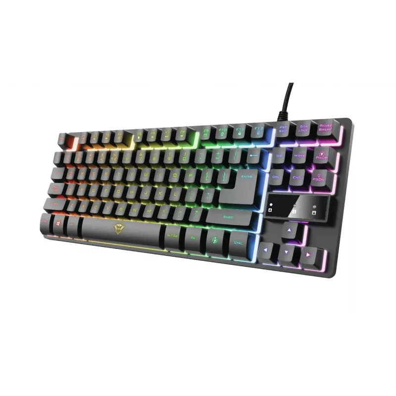 Trust GXT 794 klaviatūra su pele Gaming USB QWERTZ vokiška juoda