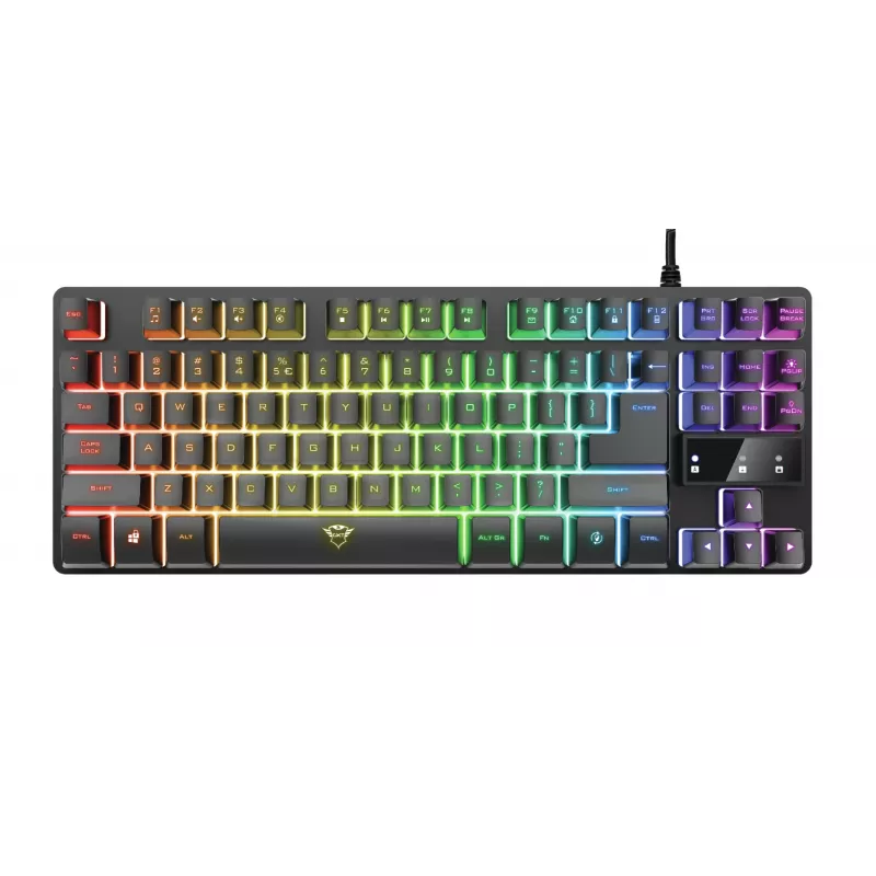 Trust GXT 794 klaviatūra su pele Gaming USB QWERTZ vokiška juoda
