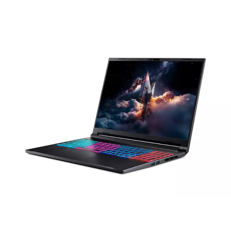Nešiojamas kompiuteris Acer Nitro V 16S ANV16S-71-77SA – 16 colių WQXGA (2560×1600), Intel Core 7 240H, 16 GB DDR5, 1 TB SSD, NVIDIA GeForce RTX 5070, Windows 11 Home, juodas