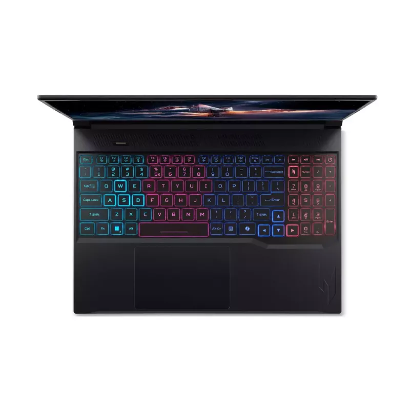 Nešiojamas kompiuteris Acer Nitro V 16S ANV16S-71-77SA – 16 colių WQXGA (2560×1600), Intel Core 7 240H, 16 GB DDR5, 1 TB SSD, NVIDIA GeForce RTX 5070, Windows 11 Home, juodas