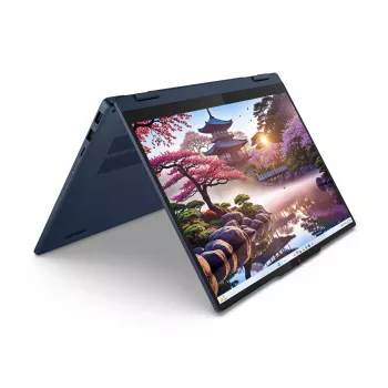 Lenovo IdeaPad 5 2-in-1 14AKP10 Copilot+ PC AMD Ryzen™ AI 7 350 hibridinis (2-in-1) 35,6 cm (14 colių) jutiklinis ekranas WUXGA 16 GB LPDDR5x-SDRAM 1 TB SSD Wi-Fi 7 (802.11be) Windows 11 Home vokiška mėlyna