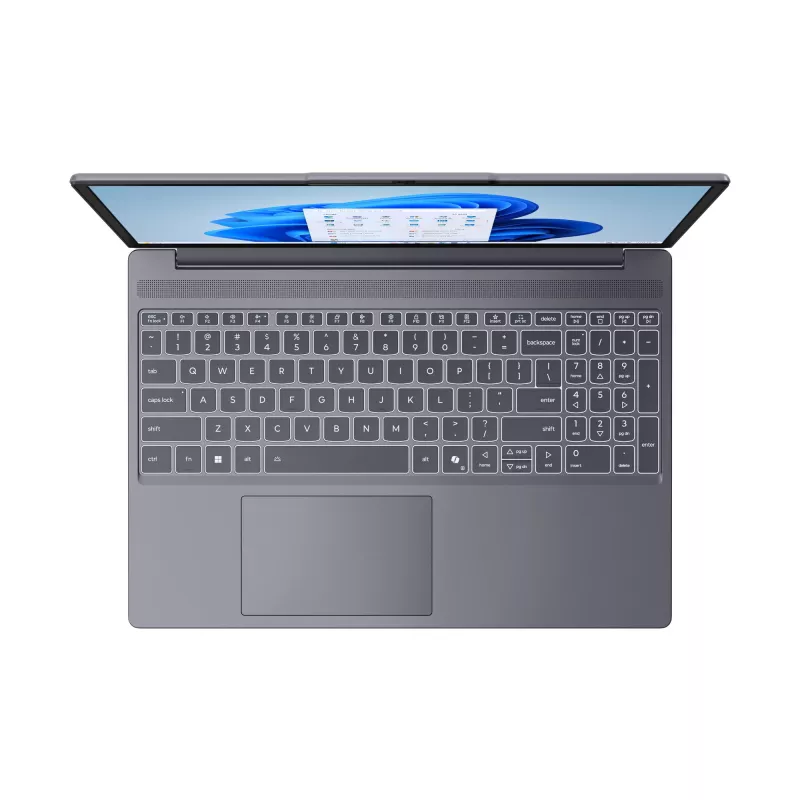 Nešiojamas kompiuteris Lenovo IdeaPad Slim 3 15IRH10 Intel® Core™ i7-13620H 38,9 cm (15,3 colio) WUXGA 16 GB DDR5-SDRAM 1 TB SSD Wi-Fi 7 Windows 11 Home Pilka
