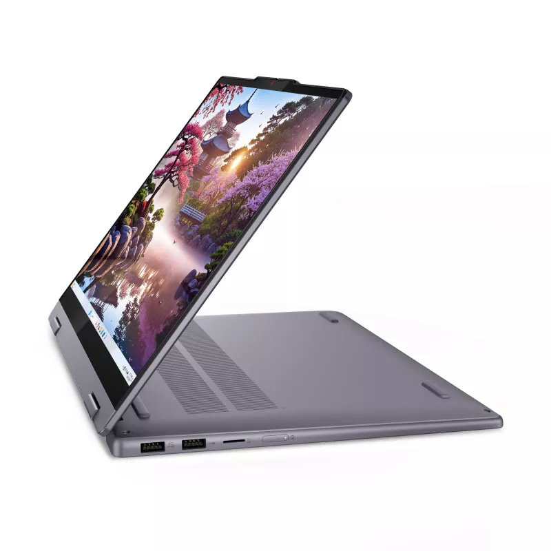 Lenovo IdeaPad 5 2-in-1 14AKP10 Copilot+ PC AMD Ryzen™ AI 5 340 Hibridinis (2-in-1) 35,6 cm (14 colių) Liečiamasis ekranas WUXGA 16 GB LPDDR5x-SDRAM 512 GB SSD Wi-Fi 7 (802.11be) Windows 11 Home Pilka