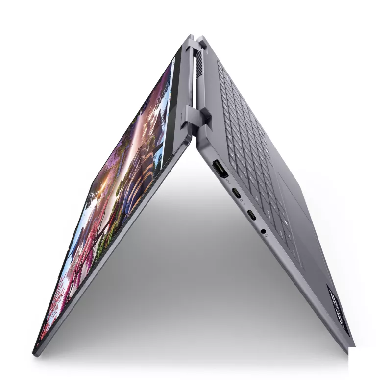 Lenovo IdeaPad 5 2-in-1 14AKP10 Copilot+ PC AMD Ryzen™ AI 5 340 Hibridinis (2-in-1) 35,6 cm (14 colių) Liečiamasis ekranas WUXGA 16 GB LPDDR5x-SDRAM 512 GB SSD Wi-Fi 7 (802.11be) Windows 11 Home Pilka