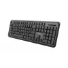 Trust TK-350 belaidė klaviatūra Office RF Wireless QWERTZ vokiška juoda