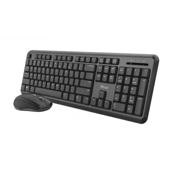 Trust TKM-350 belaidė klaviatūra ir pelė, QWERTZ, juoda