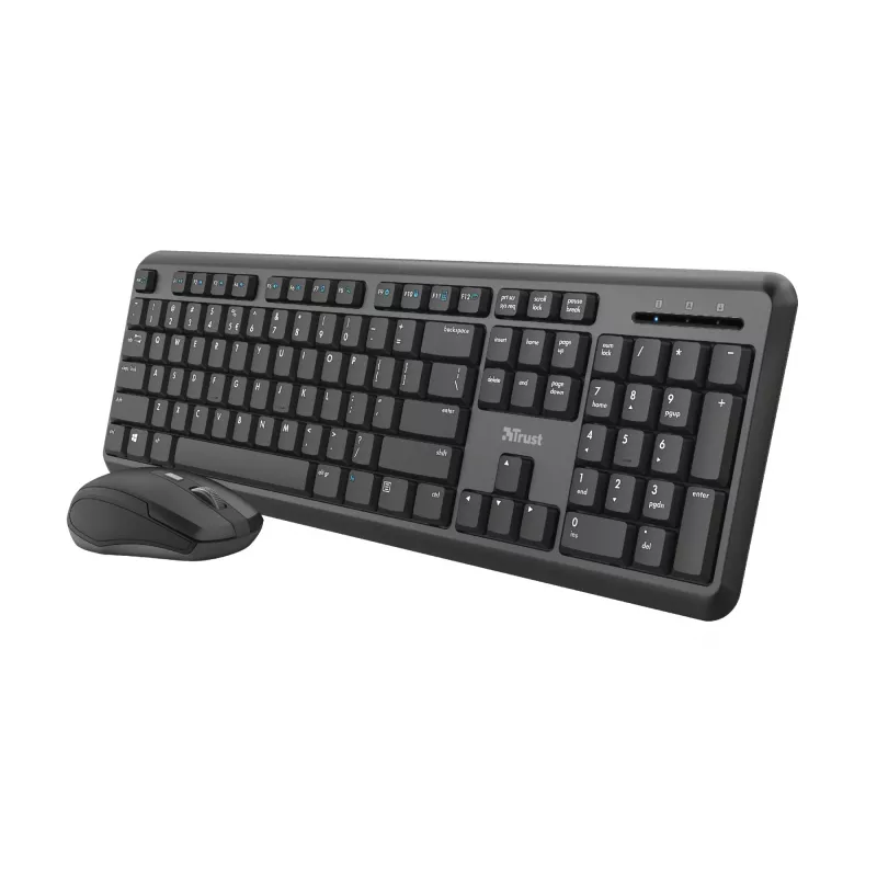 Trust TKM-350 belaidė klaviatūra ir pelė, QWERTZ, juoda