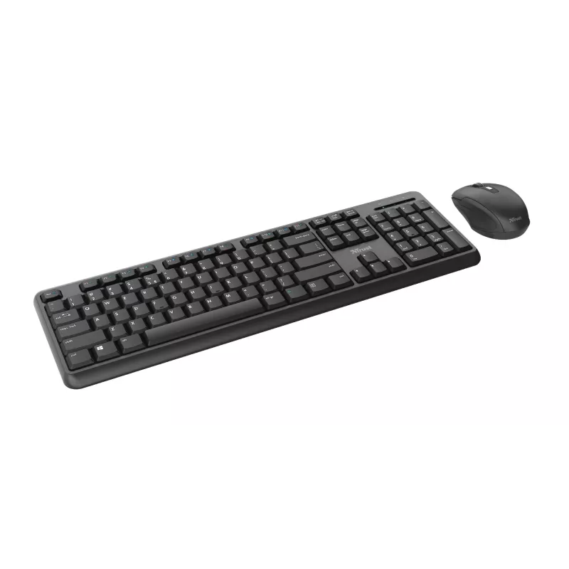 Trust TKM-350 belaidė klaviatūra ir pelė, QWERTZ, juoda