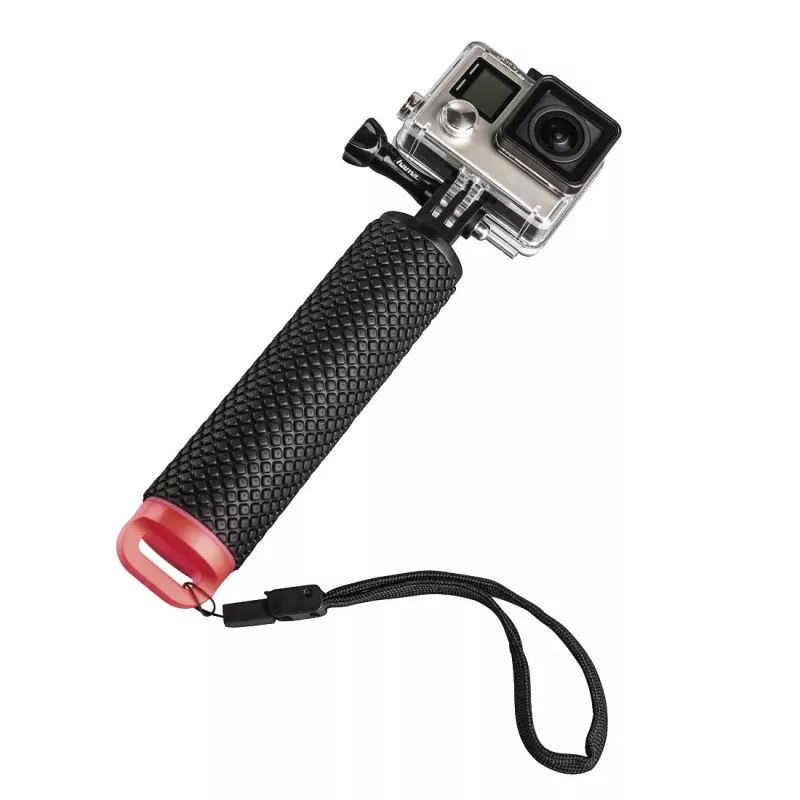 Plaukiojanti rankena veiksmo kamerai Hama 00004458 1/4 colio juoda raudona 19 cm