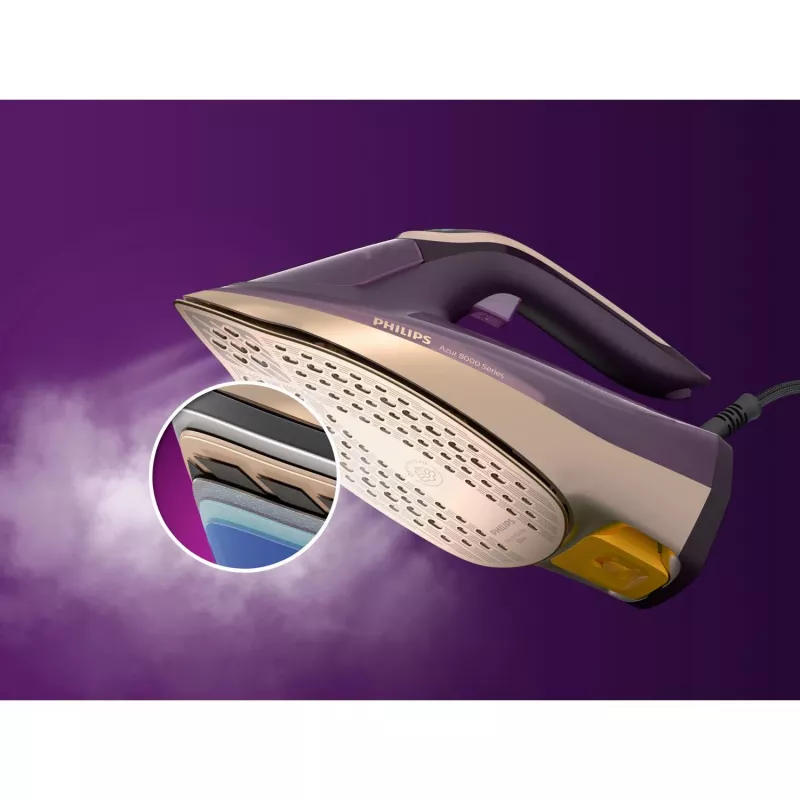 Lyginimo lygintuvas Philips DST8040/30 – 3000 W, 0,35 l talpa, SteamGlide Elite padas, vertikalus garas