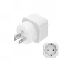 Hama 00223438 maitinimo kištukinis adapteris B tipas C tipas (Eurokištukas)+F tipas baltas