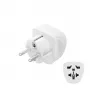 Hama 00223456 kištukinis adapteris Tipas E/F hibridinis Universalus Baltas
