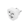 Hama 00223456 kištukinis adapteris Tipas E/F hibridinis Universalus Baltas
