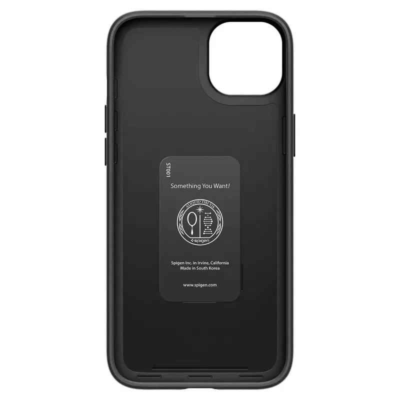 Dėklas Spigen ACS06776, skirtas iPhone 15, 15,5 cm, juodas