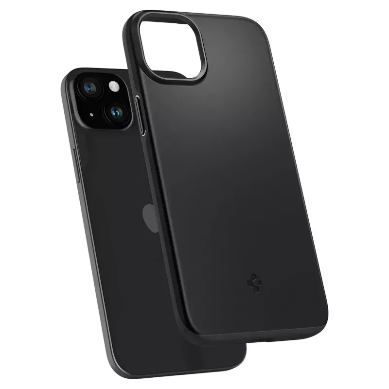 Dėklas Spigen ACS06776, skirtas iPhone 15, 15,5 cm, juodas