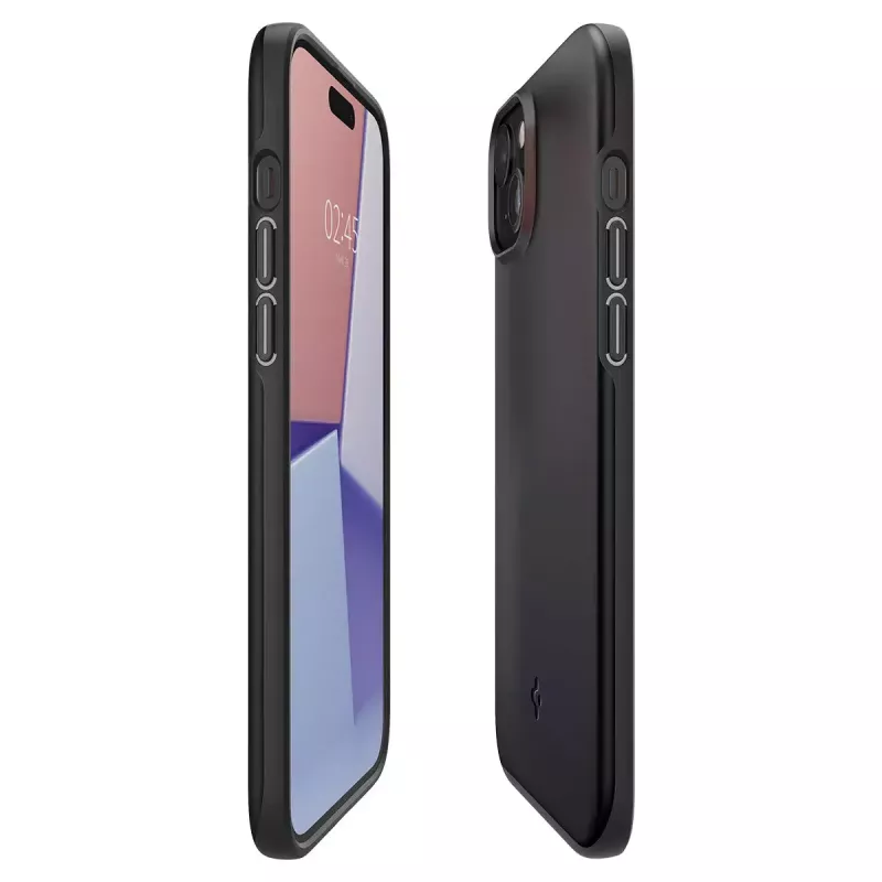 Dėklas Spigen ACS06776, skirtas iPhone 15, 15,5 cm, juodas