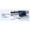 USB Type-C stotelė UGREEN 20956A su HDMI ir USB 3.0, 5 Gbps, 4K 3840x2160, sidabrinė