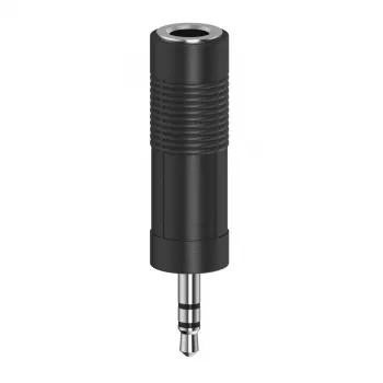Garso laidas Hama 00205196 3.5mm lizdas – 6.35mm kištukas juodas
