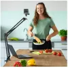 Hama 700 II žiedinis apšvietimas, mikrofonas, internetinė kamera, fotoaparatas, mobilusis telefonas / išmanusis telefonas, planšetė / UMPC juoda