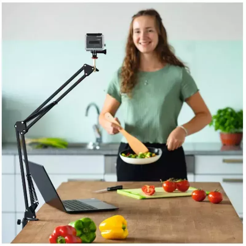 Hama 700 II žiedinis apšvietimas, mikrofonas, internetinė kamera, fotoaparatas, mobilusis telefonas / išmanusis telefonas, planšetė / UMPC juoda
