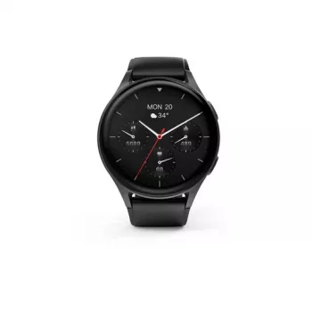 Hama Smartwatch 8900 3,63 cm (1,43 colio) AMOLED 45 mm Skaitmeninis 466 x 466 pikselių Liečiamas ekranas Juodas GPS (palydovas)