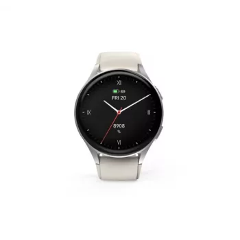 Hama Smartwatch 8900 sidabrinis 3,35 cm (1,32 colio) AMOLED 42 mm skaitmeninis 466 x 466 pikselių jutiklinis ekranas GPS