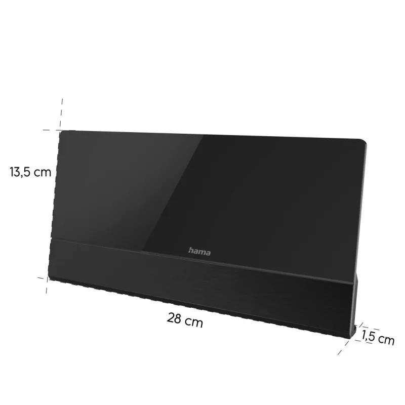 Vidinė antena Hama Premium 00221084 Juoda 2m USB