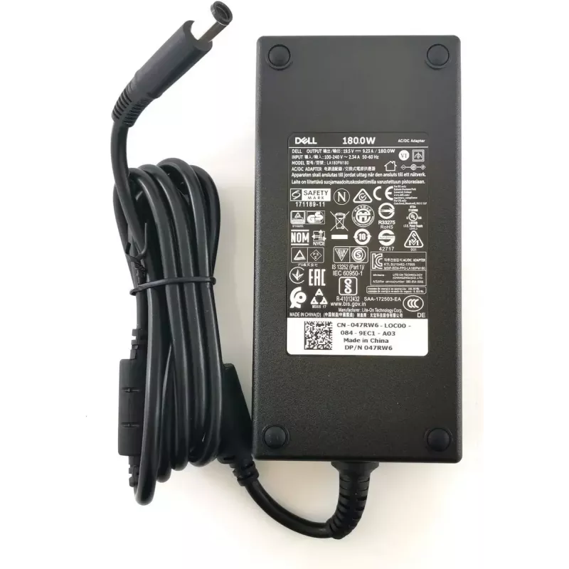 DELL 47RW6 maitinimo adapteris / keitiklis 180 W vidaus naudojimui