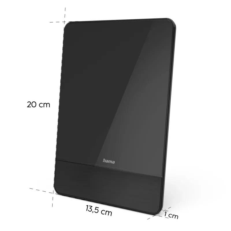 Vidinė antena Hama Pro 2m USB juoda 135x10x200mm