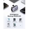 Nešiojamas įkroviklis UGREEN 35338, 5000 mAh, pilka, mobilusis akumuliatorius išmaniajam telefonui, vieno įrenginio išvestis