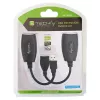 Techly IUSB-EXTENDTY5 USB ilgintuvas per Cat.5e/6 kabelį iki 50 m, USB Type-A – RJ-45, USB 1.1, nereikia maitinimo šaltinio, juodas