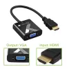 Techly adapteris HDMI į VGA juodas 0,1 m 1920x1200 60 Hz