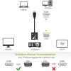 Techly adapteris HDMI į VGA juodas 0,1 m 1920x1200 60 Hz