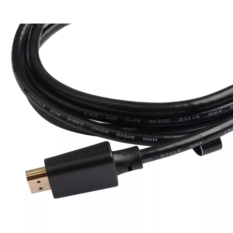 HDMI kabelis TECHLY ICOC HDMI21-8-030 3 m, HDMI Type A (vyras–vyras), HDMI 2.1, 48 Gbit/s, auksu padengti kontaktai, juodas