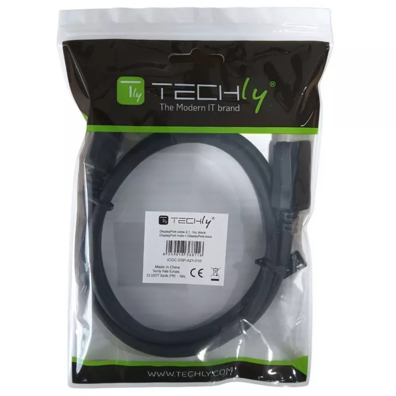 DisplayPort kabelis Techly ICOC DSP-A21-030 3 m juodas