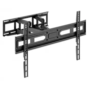 Manhattan TV ir monitoriaus laikiklis sieninis pilno judesio 1 ekranui 37-65 colių juodas VESA 100x100-600x400 mm iki 40 kg