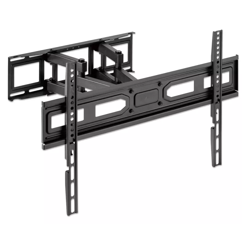 Manhattan TV ir monitoriaus laikiklis sieninis pilno judesio 1 ekranui 37-65 colių juodas VESA 100x100-600x400 mm iki 40 kg