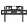 Manhattan TV ir monitoriaus laikiklis sieninis pilno judesio 1 ekranui 37-65 colių juodas VESA 100x100-600x400 mm iki 40 kg