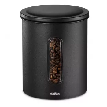 Sandėliavimo stiklainis Xavax 00111275 Juodas 1 vnt 125x125x165 mm