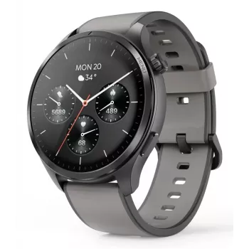 Hama 9000 3,63 cm (1,43 colio) AMOLED 52 mm skaitmeninis jutiklinis laikrodis, antracito spalvos, su GPS