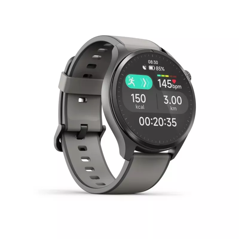 Hama 9000 3,63 cm (1,43 colio) AMOLED 52 mm skaitmeninis jutiklinis laikrodis, antracito spalvos, su GPS