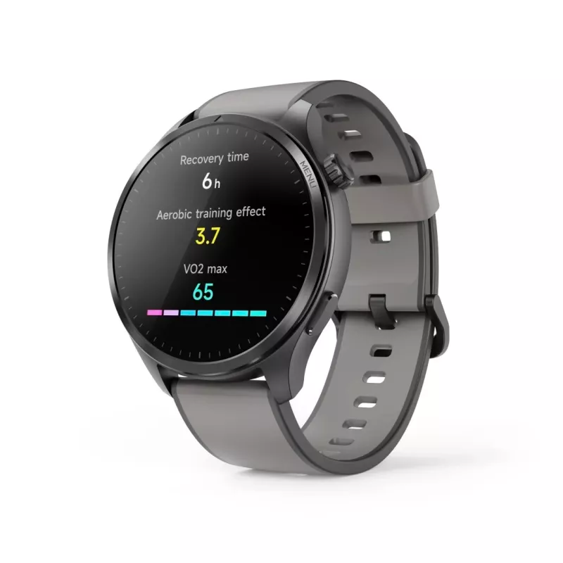 Hama 9000 3,63 cm (1,43 colio) AMOLED 52 mm skaitmeninis jutiklinis laikrodis, antracito spalvos, su GPS